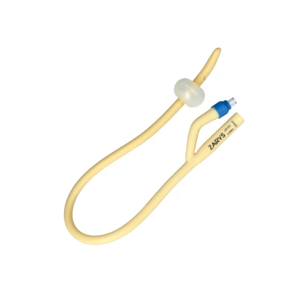 Katéter močový foley 2-cestný Tiemann tmavomodrý Ch.24-385mm